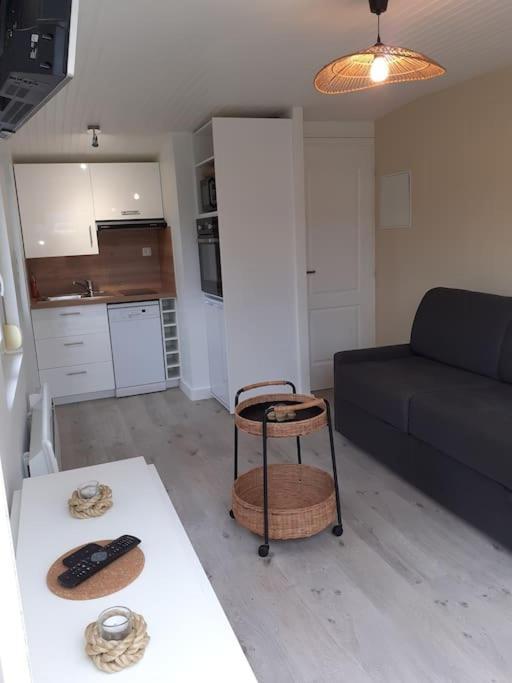 Studio Canape Convertible 2 Pers Avec Jardin Et Parking Clos Merlimont Plage Dış mekan fotoğraf